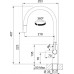 Franke FS 2839.031 MARIS SLIM Kuchyňská baterie s vytahovací koncovkou, chrom 115.0728.388