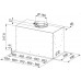 Franke Box Flush Basic FBFE BK A70 Odsavač par, matná černá 305.0728.431