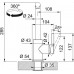 Franke FS 3235.085 LINA SMART Kuchyňská baterie, Pískový melír 115.0728.489