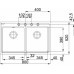 Franke Maris MRG 620, 800x520 mm, fragranitový dřez, vanilka 114.0584.395