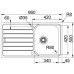 BAZAR Franke Spark SKX 611, 860x500 mm, kuchyňský dřez, nerez 101.0387.819 POŠKOZENÉ!!!