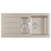 Franke SET T6 tectonitový dřez SID 651 kávová + dřezová baterie FN 0147