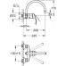 GROHE Eurosmart páková dřezová baterie, chrom 32482002