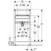 Geberit Duofix Montážní prvek pro umyvadlo, 82–98 cm, pro stojánkové armatury - 111.485.00.1