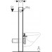 Geberit Monolith Sanitární modul pro závěsné WC, 101 cm, bílé sklo/hliník 131.022.SI.5