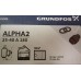 GRUNDFOS ALPHA2 25-40 A 180; 1x230V oběhové čerpadlo, 99411167