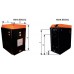OPOP H 416 EKO-U Kotel ocelový 16kw, na uhlí 1573184U