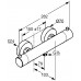 KLUDI Objekta THERM sprchová termostatická baterie DN 15 chrom 352000538
