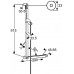 KLUDI Sirena Care bezbariérová sprchová tyč 900mm chrom 6150305-00