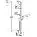 KLUDI A-Qa S sprchová souprava 900mm chrom 6574005-00