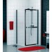 RONAL JAT JAZZ-Line boční stěna v 90° pro JA1, 90-120 cm, aluchrom/linie JATSM45051