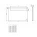 IDEAL Standard STRADA zrcadlo s osvětlením 900 x 35 x 650 K2478BH