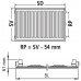 Kermi Therm X2 Profil-kompakt deskový radiátor 10 500 / 400 FK0100504