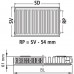 Kermi Therm X2 Profil-kompakt deskový radiátor 11 300 / 1600 FK0110316