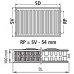 Kermi Therm Profil-Kompakt deskový radiátor 22 200 / 1600 FK0220201601NXK
