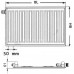 Kermi Therm X2 Profil-V deskový radiátor 10 600 / 1000 FTV100601001L1K