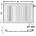 Kermi Therm X2 Profil-V deskový radiátor 10 750 / 1200 FTV100751201R1K