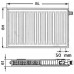 Kermi Therm X2 Profil-V deskový radiátor 11 600 / 1600 FTV110601601R1K