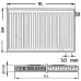 Kermi Therm X2 Profil-V deskový radiátor 12 400 / 1400 FTV120401401R1K