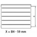 Kermi Therm X2 LINE-K kompaktní deskový radiátor 33 505 x 1605 PLK330501601N1K