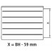 Kermi Therm X2 LINE-K kompaktní deskový radiátor 33 305 x 505 PLK330300501N1K