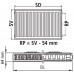 Kermi Therm X2 Profil-kompakt deskový radiátor 12 300 / 1400 FK0120314