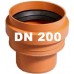 OSMA KGUS kanalizační přechodka DN 200, kamenina/PVC 223830