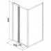 KOLO First posuvné dveře 3-dílné 100 cm, do niky nebo pro kombinaci s pevnou boční stěnou, čiré ZDRS10222003