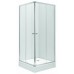 KOLO First čtvercový sprchový kout 90 x 90 cm, posuvné dveře, čiré sklo ZKDK90222003