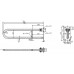 KOLO Novus sklopné madlo k WC, 70 cm L50402000