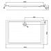 KOLO Pacifik pravoúhlá sprchová vanička 140 x 90 cm XBP0749000