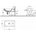 KOLO Quattro bidet závěsný s otvorem pro baterii, bez přepadu, Reflex K65110900