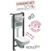 KOLO Nova Pro závěsný set: instalační modul Technic GT a závěsný klozet Nova Pro, pravoúhlý 99358