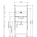 KOLO Technic GT instalační modul pro pisoáry 99404