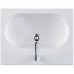 KOLO Twins umyvadlo 60 cm, uvnitř oválné, s otvorem pro baterii, s přepadem, Reflex L51161900