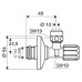 SCHELL COMFORT rohový regulační ventil s filtrem,1/2"x3/8" 054280699