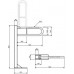 KOLO Funktion stojící sklopné madlo k WC, 55 cm, zvlněné L1061402