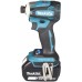 Makita DTD172RTJ Aku rázový šroubovák 1/4" Li-ion LXT (2x18V/5,0Ah) Makpac