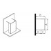 POLYSAN MODULAR SHOWER rozměry mm: A1182 B=C+D C380 D<500 H2000