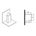 POLYSAN MODULAR SHOWER rozměry mm: A882 B882 C380 D502 H2000