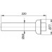 ALCAPLAST Trubka s rozetou průměr 40mm P046