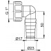 ALCAPLAST Kolínko komplet G1"/17-23 P048