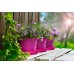 PLASTKON Květináč Campanula 50 cm antracit