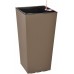 PLASTKON In- & Outdoor květináč Elise mat 20 cm taupe