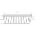 PLASTKON Truhlík Trend 80 cm hnědá