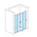 RONAL PLS2 Pur Light S posuvné dveře + stěna 140 cm, vlevo, chrom/sklo Mastercarré PLS2G1405030