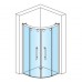 RONAL PLSR Pur Light S čtvrtkruh, posuvné dveře, 90cm,R 50cm, barva*/sklo čiré PLSR50090SF07