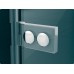RONAL PUR52 Pur dvoukřídlé dveře pro pětiúhelník, <2m, chrom/Cristal perly PUR52SM21044
