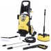 VÝPRODEJ Riwall PRO REPW 170 SET - elektrická tlaková myčka 170 bar ULOMENÉ ÚCHYTY MADLA BUBNU!!