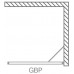ROLTECHNIK Sprchová pevná stěna GBP1/800 brillant/transparent 133-800000P-00-02
